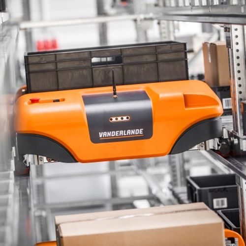 Transtockeur automatique - ADAPTO - VANDERLANDE - pour entrepôt / pour système de rangement