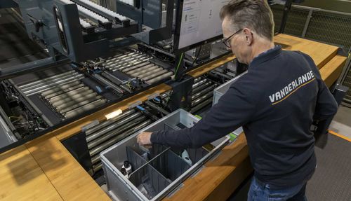 Poste de travail de préparation de commandes - VANDERLANDE - ergonomique / modulaire / à hauteur réglable