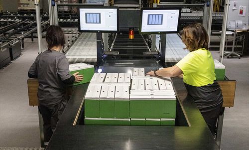 Dépalettiseur semi-automatique - VANDERLANDE - robotisé / de palettes / pour entrepôt