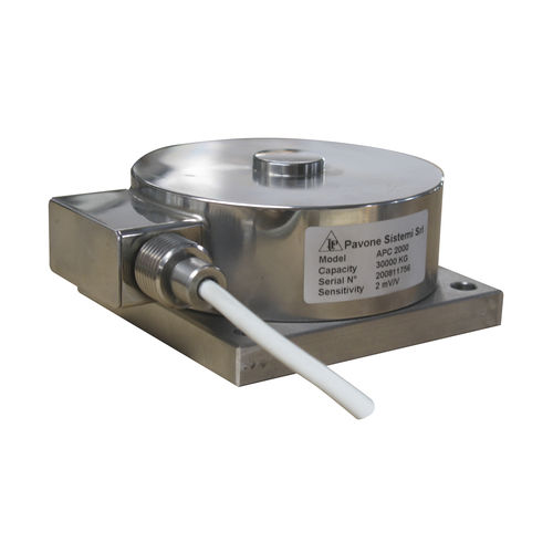 Capteur de force en compression - 1000 - Pavone sistemi - type bouton / par jauge de contrainte / miniature