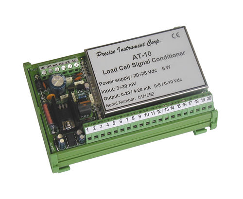 Conditionneur de signal sur rail DIN - AT10 - Pavone sistemi - pour capteurs de force