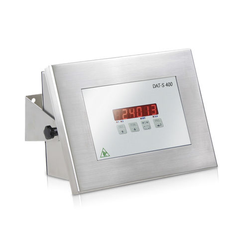 Indicateur de pesage numérique - DAT S 400 - Pavone sistemi - encastrable / IP66 / IP67