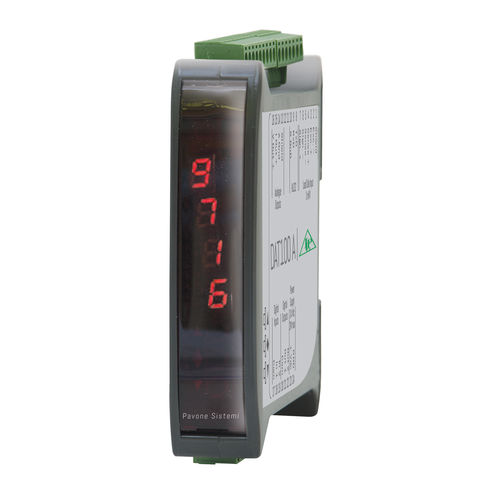 Transmetteur de pesage analogique - DAT 100  - Pavone sistemi - Modbus RTU / monté sur rail DIN
