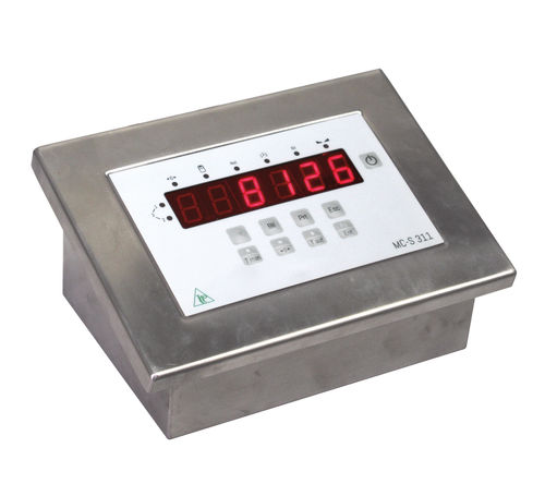 Indicateur/transmetteur de pesage affichage à LED - MCS 311 - Pavone sistemi - encastrable / IP67 / étanche