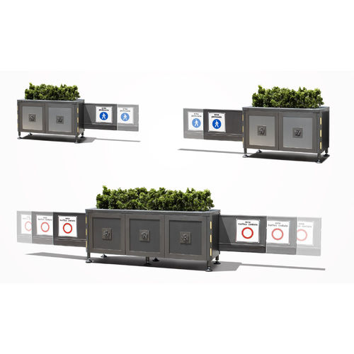Barrière d'accès - CITY GATE - PILOMAT - extensible / avec jardinière