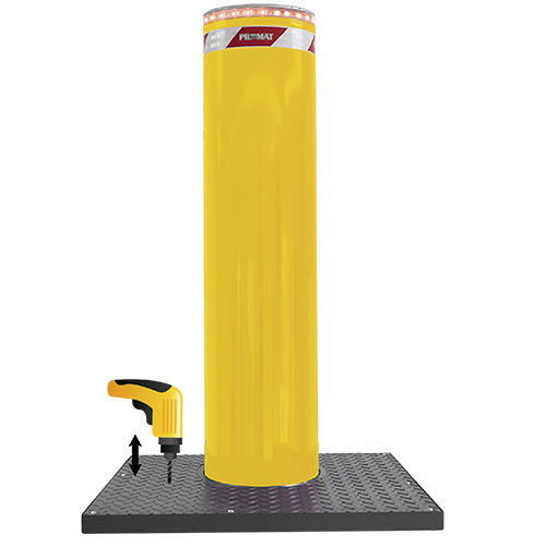 Borne escamotable semi-automatique - 275/M30 1200SA - PILOMAT - pneumatique / haute sécurité
