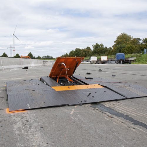 Borne escamotable manuelle - RBM  - PILOMAT - hydraulique / road-blocker