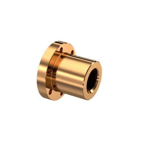 Écrou à collerette - TGM-EFM series - NEFF-Gewindetriebe - cylindrique / en laiton / en bronze