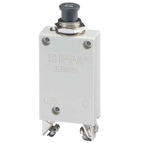 Disjoncteur thermique - 412 series - E-T-A - à réarmement manuel / unipolaire