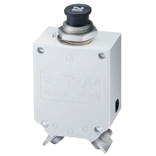 Disjoncteur thermique - 482 series - E-T-A - à réarmement manuel / unipolaire / type bouton poussoir