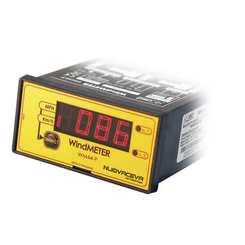 Afficheur de contrôle - WM44- P - NUOVA CEVA Automation - à LED / à 3 chiffres / pour anémomètre