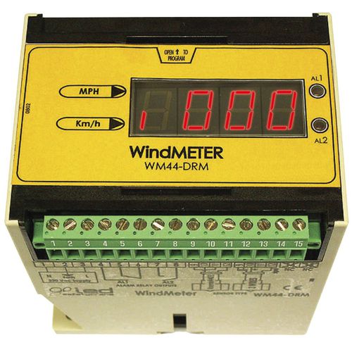 Afficheur pour anémomètre - WM44-DRM - NUOVA CEVA Automation - à LED / à 3 chiffres / programmable