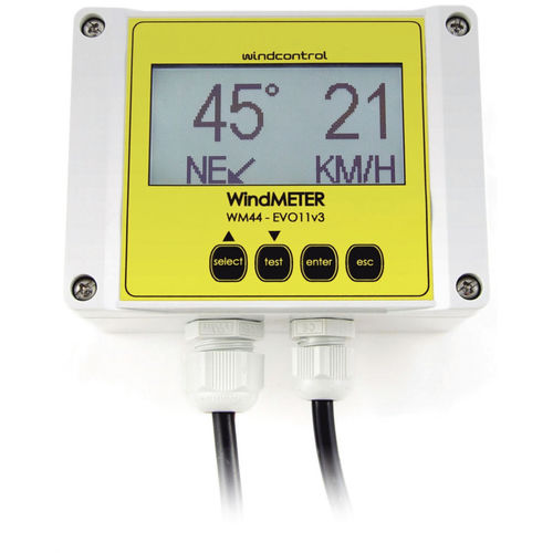 Afficheur pour anémomètre - WM44-EVO11 - NUOVA CEVA Automation - LCD / 128 x 64 / d'extérieur