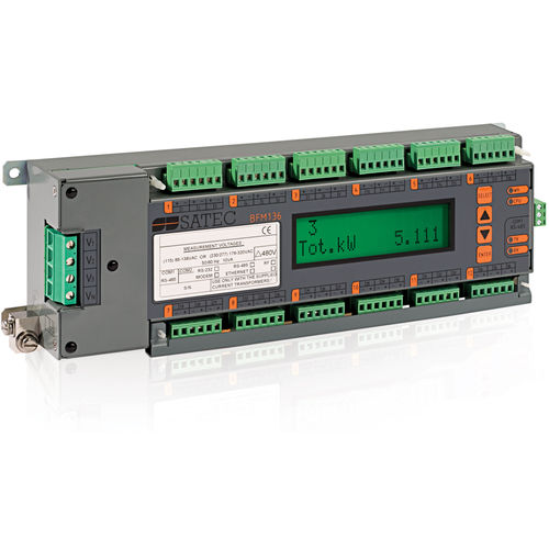 Compteur d'énergie électrique monophasé - BFM136 - SATEC - triphasé / sur rail DIN / pour montage sur panneau