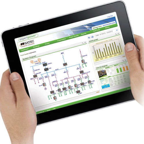 Solution logicielle de supervision - eXpertPower - SATEC - de maintenance préventive / de collecte de données / d'analyse de données