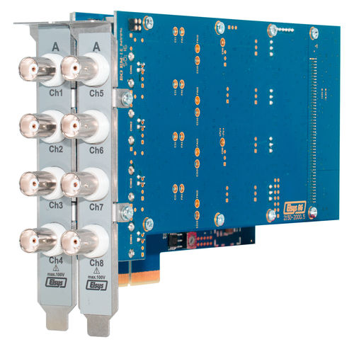 Carte d'acquisition de données PCI Express - TPCE-2016-8S - Elsys AG - analogique / 8 canaux