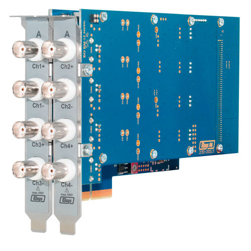 Carte d'acquisition de données PCI Express - TPCE-xx16-4D - Elsys AG - analogique / 4 canaux