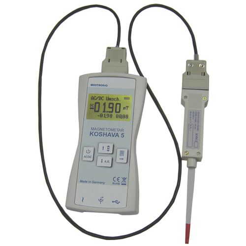 Gaussmètre portable - KOSHAVA 5 - WUNTRONIC GmbH - teslamètre / USB / portatif