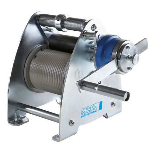 Treuil manuel - SW-K LAMBDA series - Pfaff Silberblau - compact / à engrenage / à tambour rotatif