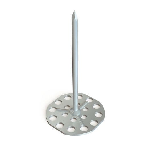 Raccord à plaque à clou - CR series - Specialinsert s.r.l. - à coller / en acier inoxydable