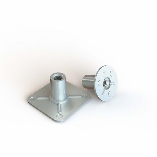 Raccord à plaque avec manchon - BRPY series - Specialinsert s.r.l. - à coller / à mouler / en acier inoxydable