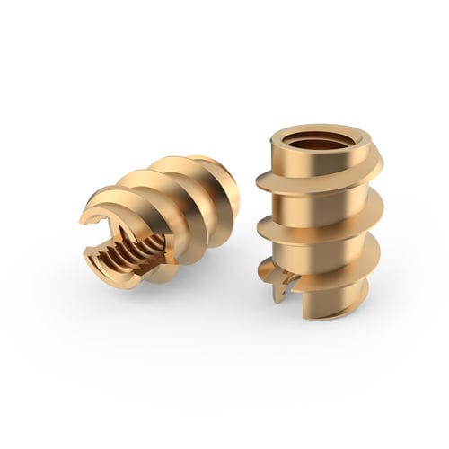 Insert autotaraudeur - 309 series - Specialinsert s.r.l. - fileté / en laiton / rond