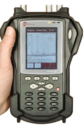 Analyseur de vibrations pour équilibrage de machine tournante - 258V - IRD Balancing - portable / FFT / tachymètre