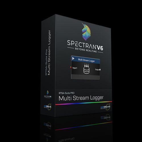 Logiciel enregistreur de données - Multi Stream Logger - Aaronia AG