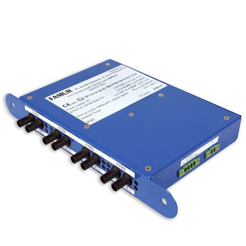 Commutateur Ethernet administrable - ISFE-5 - FAMUR - de fibre optique / standard / à sécurité intrinsèque
