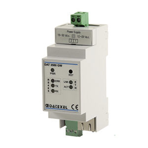 Passerelle de communication - DAT3580GW - DATEXEL SRL - industrielle / Ethernet / Modbus