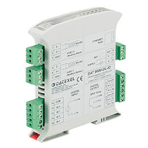 Module d'acquisition de données multicanaux - DAT9000-DL-IO - DATEXEL SRL - sur rail DIN / numérique / Modbus RTU esclave