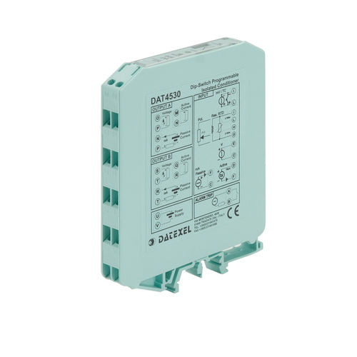 Convertisseur/isolateur de signal - DAT4530 - DATEXEL SRL - analogique / à 2 sorties analogiques / sur rail DIN
