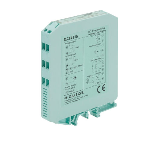 Convertisseur de signal - DAT4235 - DATEXEL SRL - à 1 entrée analogique / à 1 sortie analogique / pour capteur RTD