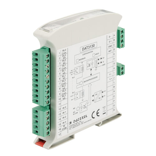 Module E/S numérique - DAT3130 - DATEXEL SRL - RS-485 / Modbus RTU / Modbus