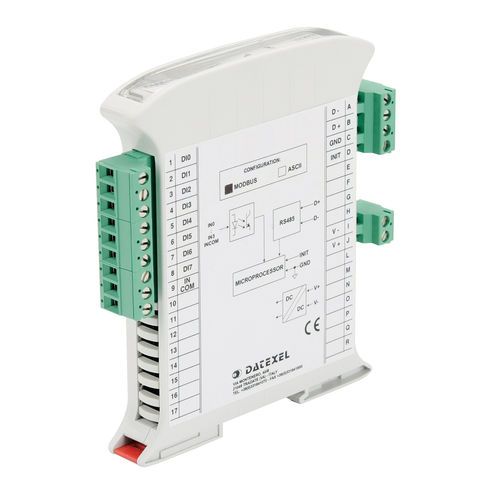Module E/S numérique - DAT3140 - DATEXEL SRL - RS-485 / Modbus RTU / Modbus