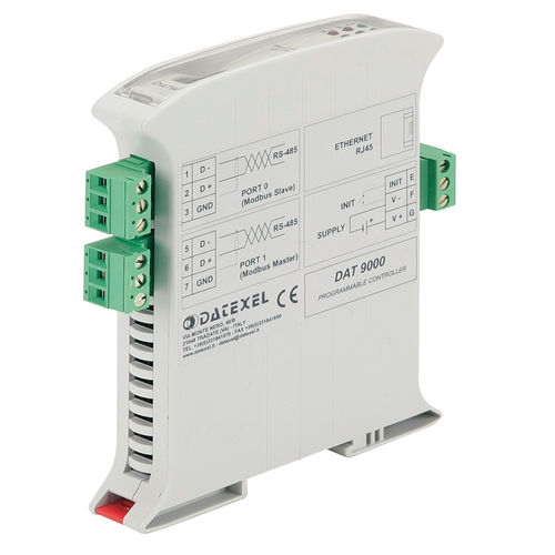Module d'acquisition de données multicanaux - DAT9000  - DATEXEL SRL - sur rail DIN / Modbus RTU esclave / avec contrôleur