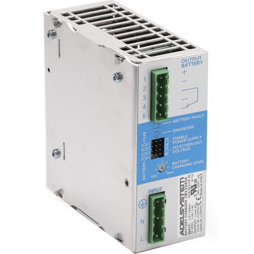Chargeur de batterie à découpage - CB12245A - ADELSYSTEM - sur rail-DIN / Li-ion / LiFePO4