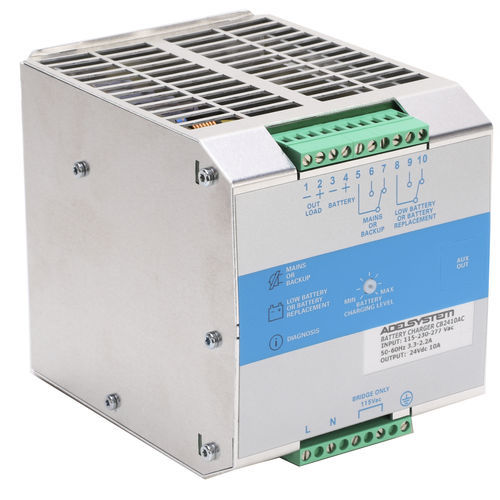 Chargeur de batterie à découpage - CB2410AC - ADELSYSTEM - pour AGV / pour distribution électrique / pour contrôle d'accès