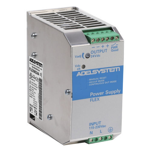 Alimentation électrique sur rail DIN - FLEX9024A - ADELSYSTEM - AC/DC / à sortie simple / stabilisée