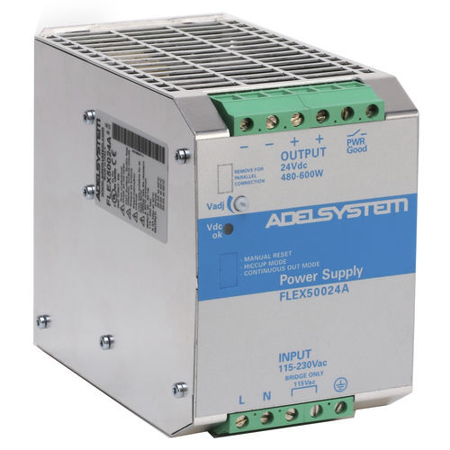 Alimentation électrique sur rail DIN - FLEX50024A - ADELSYSTEM - AC/DC / à sortie simple / stabilisée