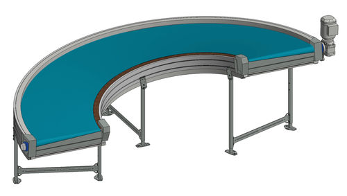Convoyeur à bande - TS 1600-105/140 Helix - Transnorm System GmbH - horizontal / courbe / de transport