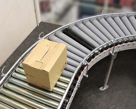 Convoyeur à rouleaux - Transnorm System GmbH - horizontal / de tri / compact