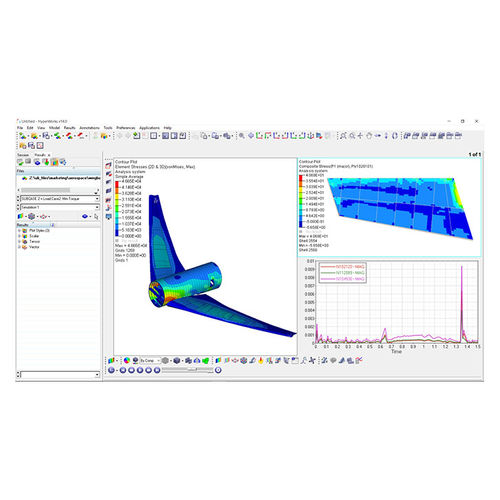 Logiciel analyse par éléments finis - HyperView - ALTAIR - de post traitement / de visualisation / de CFD