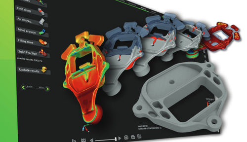 Logiciel de simulation - solidThinking Click2Cast - ALTAIR - de process