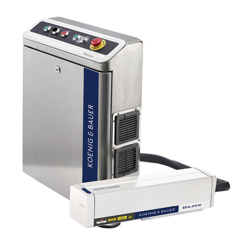 Système laser à fibre - Koenig & Bauer Coding GmbH - pour le marquage