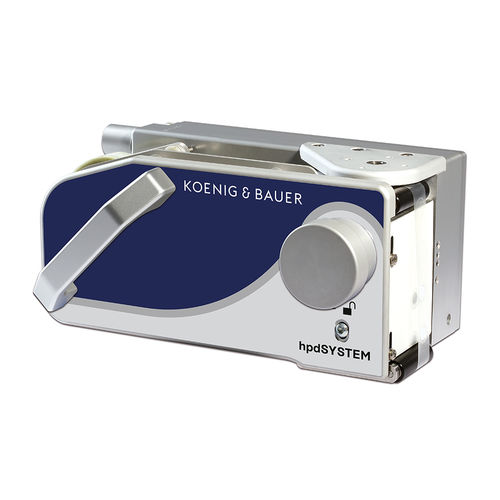Machine de dorure à chaud pour l'industrie automobile - hpdSYSTEM moto - Koenig & Bauer Coding GmbH
