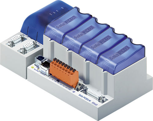 Automate programmable avec E/S intégrée - SAIA PCD3.M5 SERIES - Saia Burgess Controls ( SBC ) - Ethernet TCP/IP / modulaire