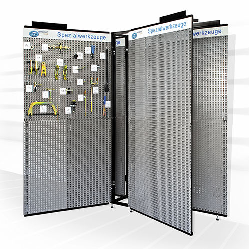 Armoire de stockage - WW-TSS-WFRB-2000 - Werner Weitner GmbH - au sol / à panneaux articulés / pour outils