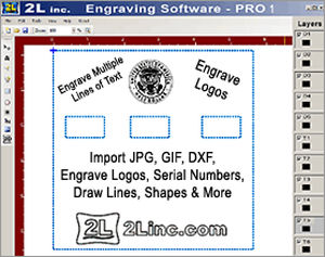 Logiciel de pilotage CNC - PRO 2 - 2L inc - pour la gravure / 3D