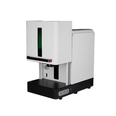 Machine de marquage laser à fibre - Shenzhen triumph industrial co.,ltd - de paillasse / pour composants électroniques / à haute vitesse